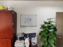VIZ-PRO(威瀑) 70*50cm小白板挂墙写字板 双面儿童粉笔小黑板家用绿板挂式磁性磁吸办公教学会议挂式 BB5070L 实拍图