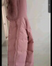 鸭鸭（YAYA）中老年羽绒服女冬季新款妈妈装保暖时尚休闲狐狸大毛领加厚外套XD 粉色 170/XL 实拍图