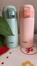 虎牌（TIGER）时尚清新保温杯（直饮盖+吸管盖） MMT-B35C-GM 薄荷绿 350ml 实拍图