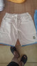 啄木鸟【2件装】短裤男夏季男士休闲运动五分裤宽松大裤衩大码中裤子六 卡其色+浅蓝色 5XL 【170-190斤】 实拍图