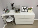 瑾尊 JEONZURU梳妆台斗柜一体2025新款可收纳镜子梳妆台奶油风家用卧室化妆桌子 1.4米柜+1.4米梳妆台 （包安装）送货入户 实拍图