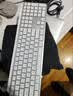 罗技（Logitech）大师系列MX Keys S无线键盘MX Keys S COMBO套装无线蓝牙多模背光键鼠套装高端商务办公键盘鼠标 MX keys S双模背光键盘-白色 实拍图