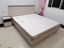 掌上明珠家居（M&Z）双人床主卧室环保板式大床可置物床头组合家具 床+床垫 1.8米款 实拍图