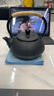 原始人铸铁茶壶围炉煮茶家用室内水壶烧水泡茶壶炭火炉茶壶 【茶话】900ML铸铁茶壶 实拍图