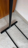 华恺之星落地衣架晾衣架卧室家用阳台晾衣杆宿舍挂衣架YJ22脚钉款1.5米黑 实拍图