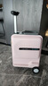 Airwheel爱尔威电动行李箱可骑行拉杆登机箱铝框可坐智能代步旅行箱男女 20英寸豪华版-粉 实拍图