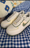 耐克NIKE缓震板鞋女空军一号 AIR FORCE 1 运动鞋 FN6335-101帆白36.5 实拍图