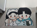 先邦浴室吸水地垫软硅藻泥卫生间防滑脚垫家用卫浴厕所门口垫子可定制 情侣1+1 40cm*60cm 【多数人的选择】 实拍图