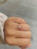 喜钻生日礼物铂金钻戒花嫁钻石戒指女结婚戒指10分 晒单实拍图