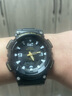 卡西欧（CASIO）男表G-SHOCK S810系列学生户外运动石英中性表双显女表情侣表 太阳能表；AQ-S810W-1B 实拍图
