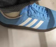 adidas「T头鞋」VL COURT复古休闲板鞋德训鞋男女阿迪达斯轻运动 汉玉白/黑色/树脂黄   35.5 实拍图