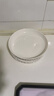 传旗陶瓷盘子8英寸4只餐盘碟菜盘牛排盘饺子盘饭盘餐具家用白色琉璃 实拍图