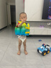 INTEX儿童救生衣浮力背心宝宝游泳装备手臂泳圈水上马甲漂流 黄蓝背心(1-5岁)+手泵 实拍图