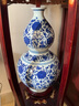 loyo景德镇花瓶青花瓷摆件瓷器工艺品新中式仿古陶瓷博古架装饰品瓷瓶 缠枝莲葫芦瓶+匠心打造 实拍图