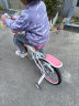 优贝（RoyalBaby）儿童自行车女孩单车脚踏车5-9岁带辅助轮珍妮公主18寸 晒单实拍图