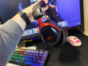 iKF V11 Pro7.1四模无线游戏耳机头戴式7.1环绕音效蓝牙有线电竞专用三角洲FPS无畏契约辨位 黑红色 实拍图