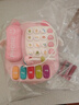 班迪萌（BANDIMENG）儿童玩具仿真座机多功能可拖拉音乐电话车宝宝早教学习机生日礼物 粉色小猪电话车【电池版】 实拍图