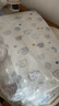 可优比（KUB）婴儿床床笠针织隔尿宝宝床儿童床罩床笠 经典【哈尼小象】针织全棉 100*56cm 实拍图