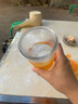 Glasslock耐热加厚玻璃杯钢化玻璃水杯进口杯子茶杯牛奶杯 绿色(带提绳)500ml 实拍图
