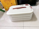 京东京造 饺子冰箱收纳盒 食品接触级包水饺馄饨冷冻收纳盒 （四层一盖） 实拍图