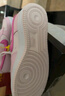 耐克NIKE板鞋女空军一号AF1 AIR FORCE 1运动鞋HM3696-661粉38.5 实拍图
