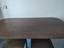 源氏木语 精选实木餐桌现代简约家用饭桌北欧小户型餐厅桌子橡木 【15】胡桃色餐桌1.6米 实拍图