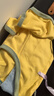 憨憨宠 狗狗衣服猫衣服宠物泰迪衣服冬季猫咪衣服小型犬衣服幼犬秋冬服 黄色 小熊小围巾卫衣 S号建议体重3-5斤 实拍图