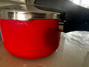 WMF 德国福腾宝高压锅原装进口奈彩米防爆大容量无涂层家用压力锅 奈彩米快易锅（红色） 22cm 4.5L 实拍图