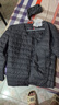 鸭鸭（YAYA）佟丽娅同款轻薄羽绒服女新款冬季短款圆领内胆修身时尚薄外套男 灰色【男款无领YE3C700311Y】 2XL 【建议125-140斤】 实拍图