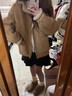 回力雪地靴女靴冬季加绒加厚2025厚底棉鞋女百搭短筒面包鞋子女 驼色 37 实拍图