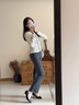 Thinkwell女鞋单鞋工作鞋女通勤高跟鞋黑色小皮鞋尖头正装百搭上班职业鞋软 3厘米 3cm HM4003 36 实拍图