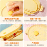 希乐扣Cilock高硼硅玻璃饭盒上班族饭盒微波炉冰箱保鲜盒椭圆琥珀二分隔840ml 实拍图