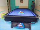 皓玉佳台球桌标准型大理石成人家用多功能黑八桌球台乒乓球桌餐桌二合一 8尺 大理石+自动回球 实拍图