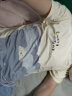 猫人【防螨抗菌纯棉】男士睡衣男小熊印花t恤可外穿情侣家居服蓝色2XL 晒单实拍图