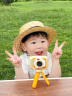 奥智嘉儿童相机高清数码照相机大屏幕彩色可拍照录像女孩玩具生日礼物黄 实拍图