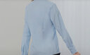罗蒙棉质长袖衬衫女士四季职业装修身商务打底工装衬衣面试酒店工作服 实拍图