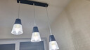 雷士（NVC） 餐厅吧台餐吊灯北欧现代日式简约创意几何个性吊灯时尚灯具 黑色 三头餐吊灯 【三色光源】 实拍图