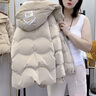 妍莉芬（yanlifen）短款羽绒棉服女2025年冬季新款外套棉袄加绒加厚宽松派克服女装 卡其 L 建议105-125斤 实拍图