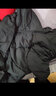鸭鸭（YAYA）王一博同款羽绒服男士短款冬季新款连帽加厚户外保暖时尚工装外套 YE3B029576A-黑色 L /175 实拍图