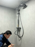 九牧（JOMOO） 卫浴淋浴花洒加厚精铜混水阀淋浴水龙头淋浴器浴缸下水龙头 S239013四件套 实拍图