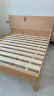 京东京造实木床 天然橡胶木加高靠背多功能床头 主卧双人床1.8×2米BW07 实拍图