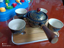 君庄逍遥泡茶壶360度旋转旅行茶具套装家用车载功夫茶杯便携式自动器 缠枝莲逍遥泡 实拍图
