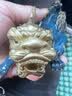 紫杉堡纯铜貔貅汽车摆件车载中控台创意礼物新能源车适用高级感蓝色 实拍图