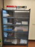 七序书柜带门儿童书架钢制防尘储物柜家用展示柜卧室落地置物架收纳柜 【五门六层】长120宽42高176cm 实拍图