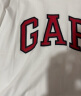 Gap男女装复古LOGO字母纯棉亲肤短袖上衣688537 夏季运动宽松T恤 白色 185/108A(XL) 实拍图