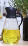 乐扣乐扣(LOCK&LOCK)大容量玻璃油壶油瓶醋酒酱油调味壶550ml黑色 实拍图