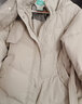 茵曼（INMAN）2025冬季女装新款羽绒服女高充绒量石墨烯三防鹅绒九江保暖外套 灰绿色 -18348244C L 166-170cm /111-120斤 实拍图