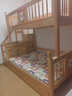 森喜鹿  榉木儿童上下床高低床上下层实木床多功能小户型上下铺成人床 梯柜款+抽屉 +床垫*2【榫卯结构 1350mm*2000mm【店长推荐 实拍图