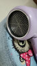 京购甄选 高密度负离子电吹风机家用大功率发廊强劲大风力速干吹风筒柔顺护发静音节日礼物便携电风筒 K6-芋紫色-2200W 实拍图