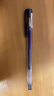 三菱（uni）UM-100学生中性笔签字笔 0.5mm双珠防漏墨啫喱笔考试经济型水笔(替芯UMR-5) 蓝黑色 1支装 实拍图